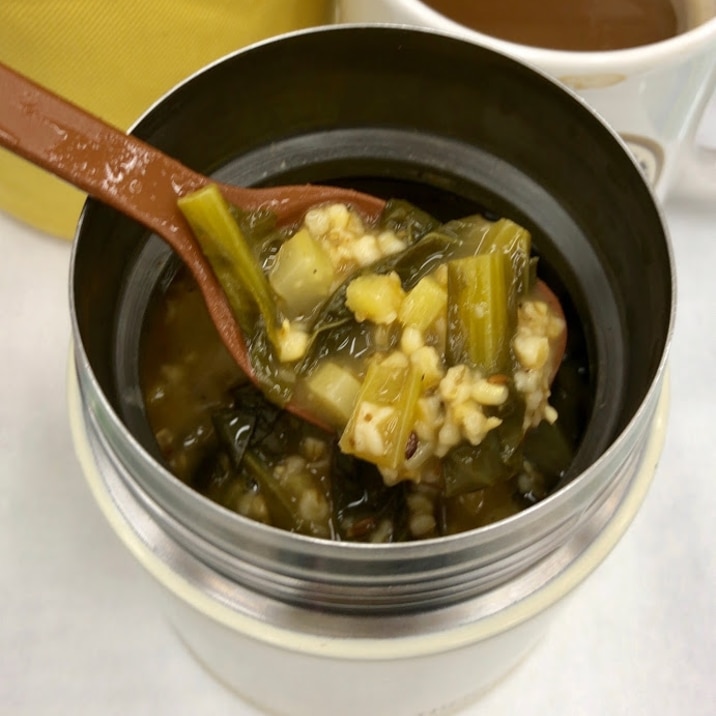 小松菜スパイシーカレー オートミール